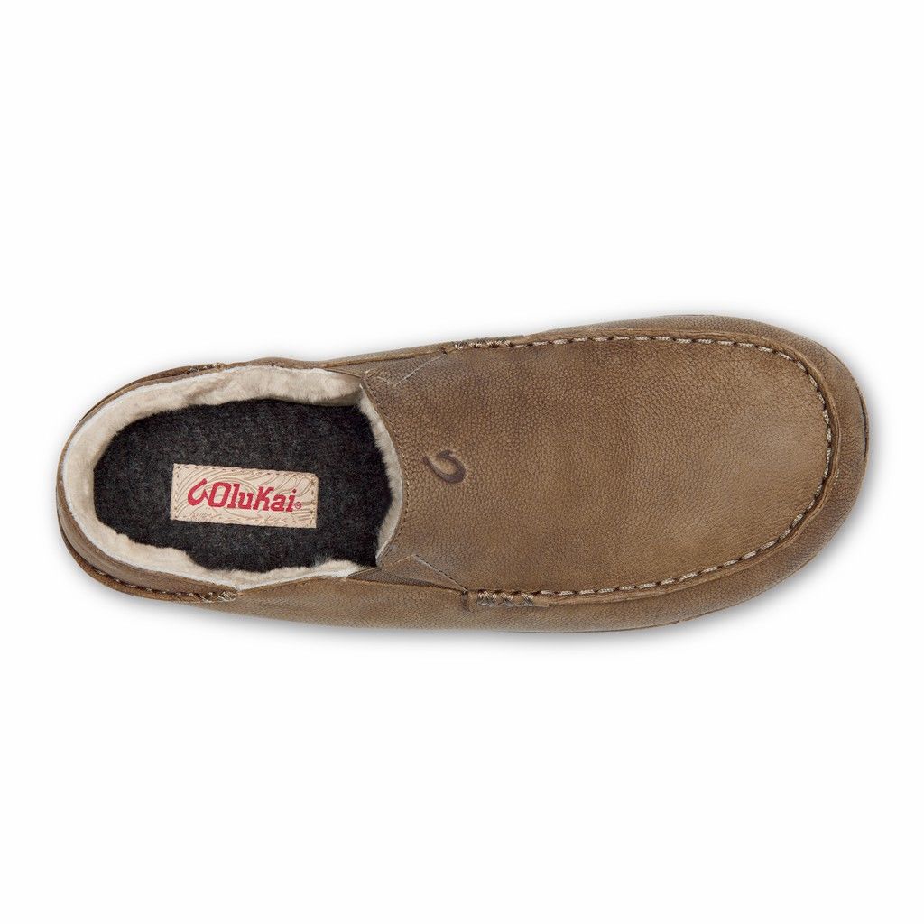 Olukai Men's Kipuka Hulu Slipper - Toffee US637-852